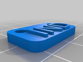 ind tag signs & logos customized 3d print model - Mito3D