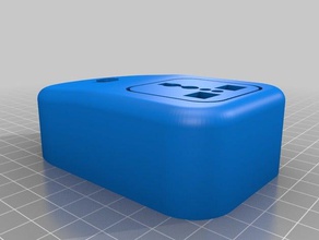 power socket top cover engineering 3d print model - Mito3D