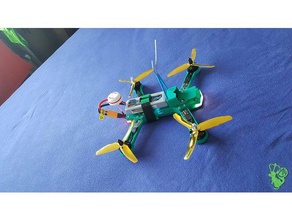 214 yarış drone r c araçlar 6 firefly gerçek yarışçı hawkeye naze32 zmr250 3d print model - Mito3D