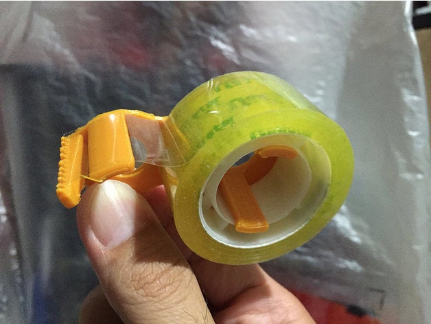simple cinta adhesiva dispensador de la oficina scotch el 3D print model - Mito3D