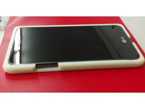 lg fortune caso telefono cellulare 3d print model - Mito3D