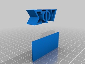 sigma phi delta lettres bureau de l'ingénierie des spd 3d print model - Mito3D