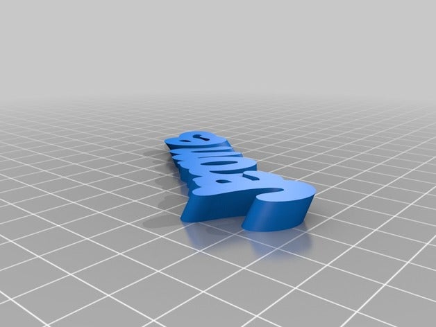 jerome Schlüsselanhänger kundengebundene 3D print model - Mito3D