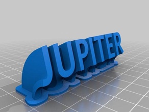júpiter office personalizado 3d print model - Mito3D