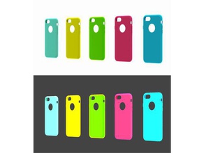 iphone7 luminous flex case diy cover iphone 7 3d print model - Mito3D