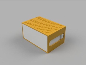 pequeno organizador de tampa deslizante 60x40x30mm brinquedo & acessórios para jogos o 3d print model - Mito3D