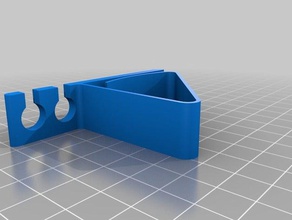 tabella semplice cavo clip titolare 10mm famiglia 3d print model - Mito3D