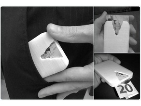 mini wallet flexible filament accessories case money purse 3d print model - Mito3D