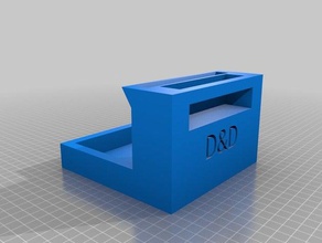 dm box dices container games 3d print model - Mito3D