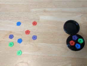 table des jetons jouets & accessoires de jeux 3d print model - Mito3D