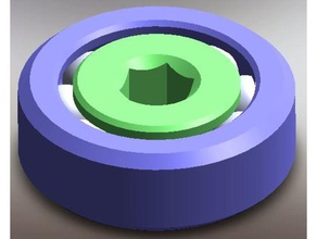lápis de rolamento esferas brinquedos & games spinner 3d print model - Mito3D