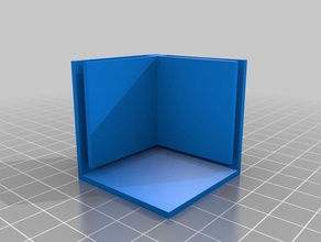 corner bracket 3mm plywood diy box fusion360 3d print model - Mito3D