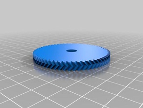 my customized gears demo mcad involute gearsscad 3d printing tests 3d print model - Mito3D