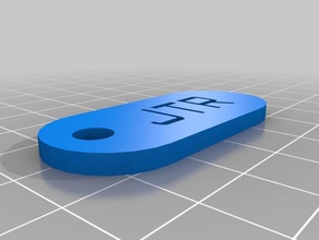 iniciales llavero llaveros personalizado 3d print model - Mito3D