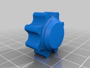 anet a8 large z stop thumb wheel 3d printer accessories 3d print model - Mito3D
