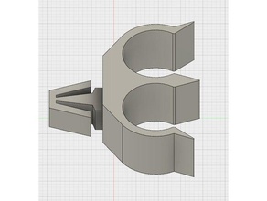 ford falcon caja de la batería manguera clip automoción 3d print model - Mito3D