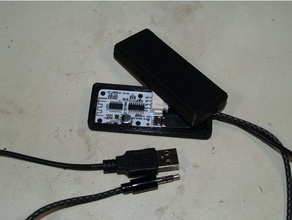 bluetooth aux case electronics receiver 3d print model - Mito3D