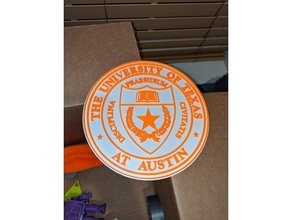 university texas austin seal signs & logos badge logo longhorn longhorns texaslonghorns theuniversityoftexas universityoftexas utaustin utexas ut 3d print model - Mito3D