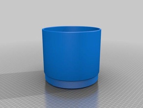 round utility box 200x200x360mm containers 3d print model - Mito3D