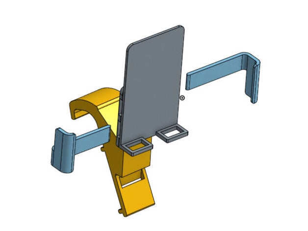 nissan leaf universale del telefono cellulare 3D print model - Mito3D