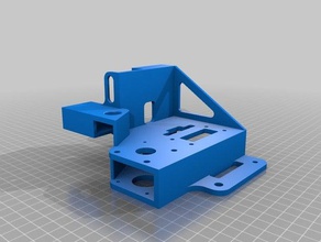 x-z de la barra cable actualización cadena montajes diseñados doble eje z Impresora 3d las piezas el montaje gestión cables dual-z tevo tarántula 3d print model - Mito3D