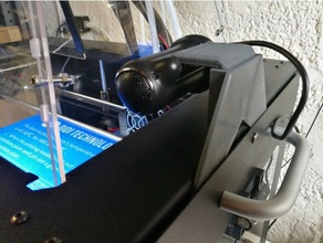 logitech quickcam pro 9000 mount qidi tech-1 3d Drucker Zubehör 3d print model - Mito3D