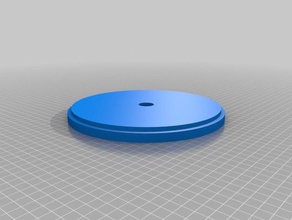 20cm lid plate 3d print model - Mito3D