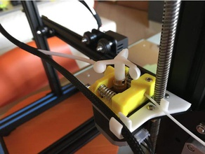 cr-10 mod - extruder flag 3d printer accessories spinner 3d print model - Mito3D