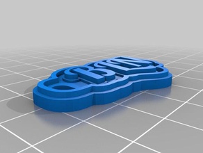 portachiavi mld i su misura 3d print model - Mito3D