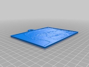 my customized lithopane 2d art 3d print model - Mito3D