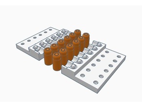 çapraz çubuk Konnektörleri delta 3d yazıcı parçaları diyagonal kossel traxxas 3d print model - Mito3D