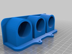 support canne peche diamètre 30mm de la pêche 3d print model - Mito3D