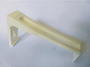 curtain rod wall bracket replacement parts holder ikea 3d print model - Mito3D