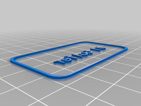waynme nuevo de 2 signos y logotipos personalizado 3d print model - Mito3D