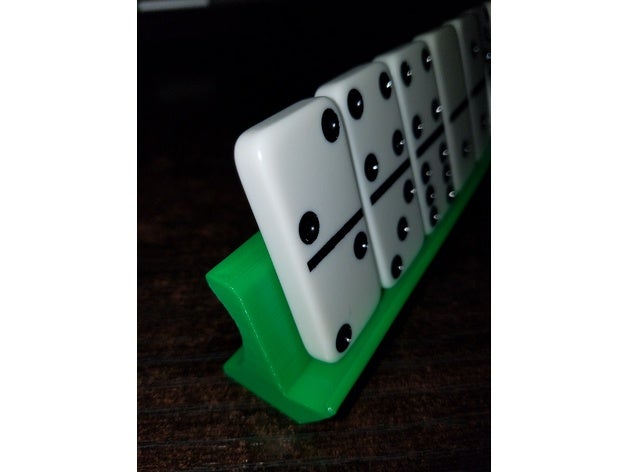 Domino capicu Fach Spielzeug & game Zubehör Kuba in der Dominikanischen Republik domino Dominosteine stand domino-tray puerto rico 3D print model - Mito3D