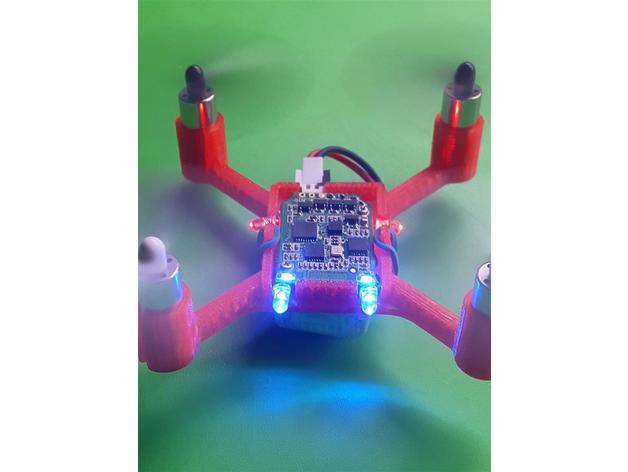 remplacement des châssis hubsan h107 r c véhicules drone cadre quad quadricoptère de course 3D print model - Mito3D