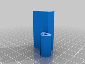meia esfera da dobradiça A impressão 3d 3d print model - Mito3D