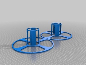 my customized ventilated dryer spool organization 3d print model - Mito3D