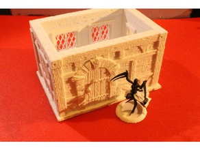old quarters building bottom floor games fantasy malifaux medieval scenery tabletop gaming terrain 3d print model - Mito3D