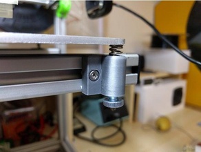 heated bed spring guide ultimaker clone aluminium profiles 2020 3d printer parts 3d print model - Mito3D