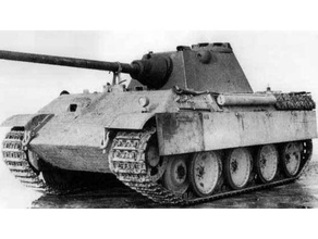 schmalturm vehicles 15mm germany tank ww2 3d print model - Mito3D