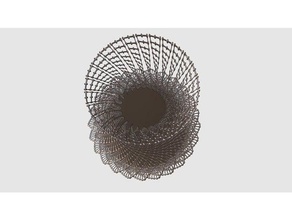 decorativo dna vaso mobilia di modello art la decorazione il fiori spirale twisted 3d print model - Mito3D