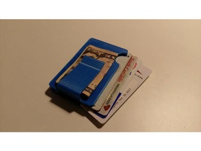 minimalist wallet accessories card holder money 3d print model - Mito3D