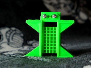 blocky toy & game accessories block bolt character cute eyes grid original person play random thing 3d print model - Mito3D