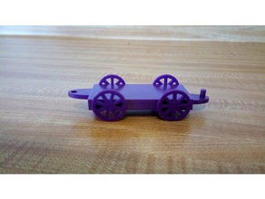 Spielzeug-Zug-Flachbett-Auto Spielzeug & Spiele 3d print model - Mito3D