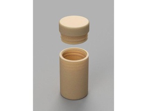 threaded jar containers 3d print model - Mito3D