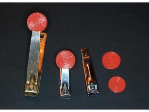 nail clipper botón fuentes de la casa el 3d print model - Mito3D