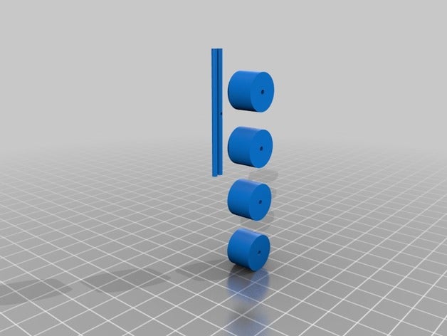 Räder, Wellen, Achsen, rb-Auto-4 3d-drucken 3D print model - Mito3D