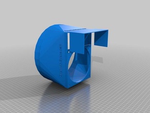 8 inch shroud backer 3d printing antminer 3d print model - Mito3D