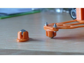 rueda loca balle du lanceur de sorts la robotique 3d print model - Mito3D